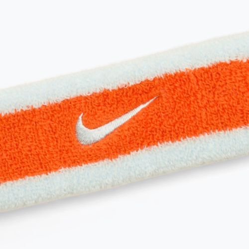Opaska na głowę Nike Swoosh Headband glacier blue/safety orange/glacier blue