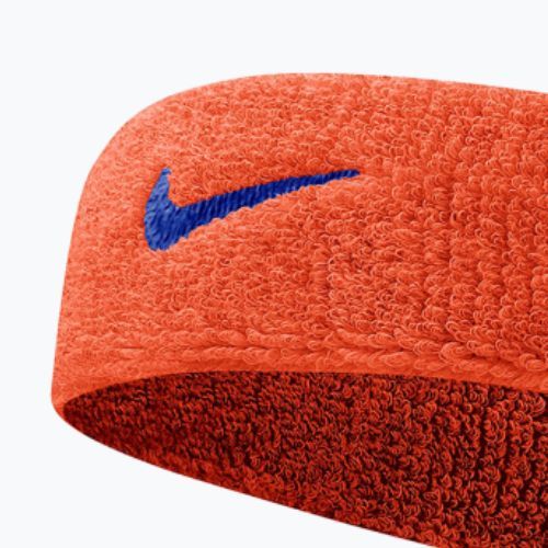 Opaska na głowę Nike Swoosh Headband team orange/college navy