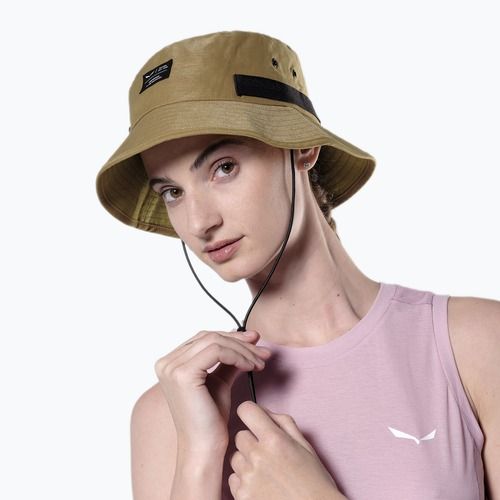 Kapelusz Salewa Puez Hemp Brimmed golden brown