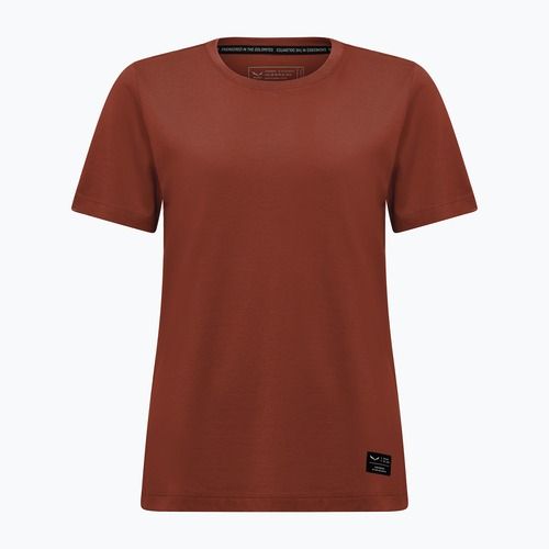 Koszulka damska Salewa Eagle Logo Patch 1980 etruscan red