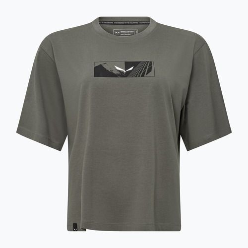 Koszulka damska Salewa Eagle Hybrid Loose faded green