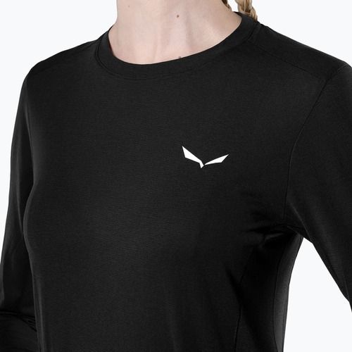 Longsleeve trekkingowy damski Salewa Puez Dry black out