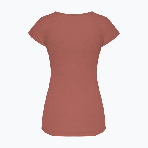 Koszulka trekkingowa damska Salewa Puez Melange Dry etruscan red melange