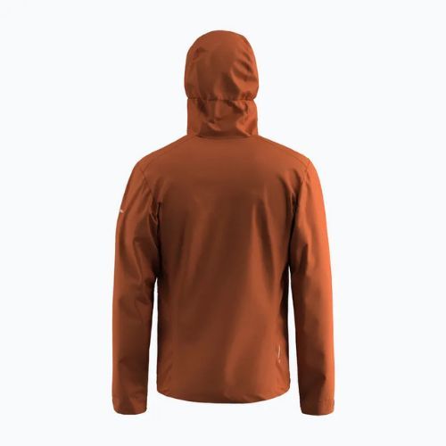 Kurtka przeciwdeszczowa męska Salewa Puez Aqua 4 PTX 2.5L bombay brown/0910