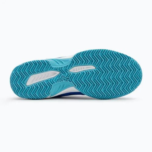 Buty do tenisa Mizuno Break Shot 4 CC mugen blue/ white/ river blue