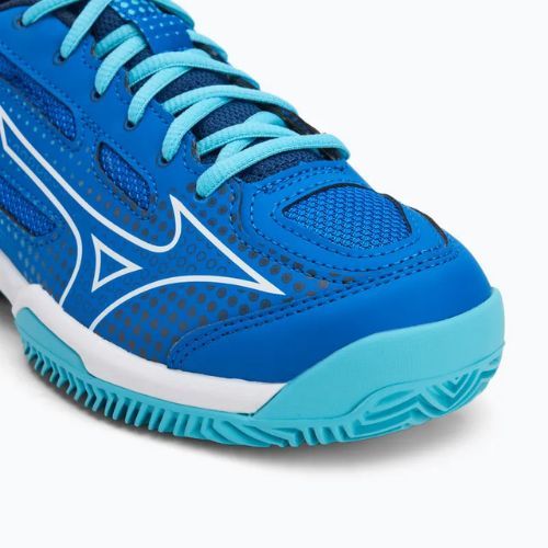 Buty do tenisa dziecięce Mizuno Exceed Star CC mugen blue/ white/ river blue