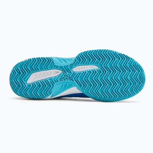 Buty do tenisa dziecięce Mizuno Exceed Star CC mugen blue/ white/ river blue