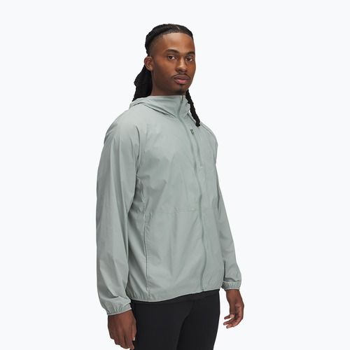 Kurtka do biegania męska Under Armour Launch Lightweight silica green/hydro green