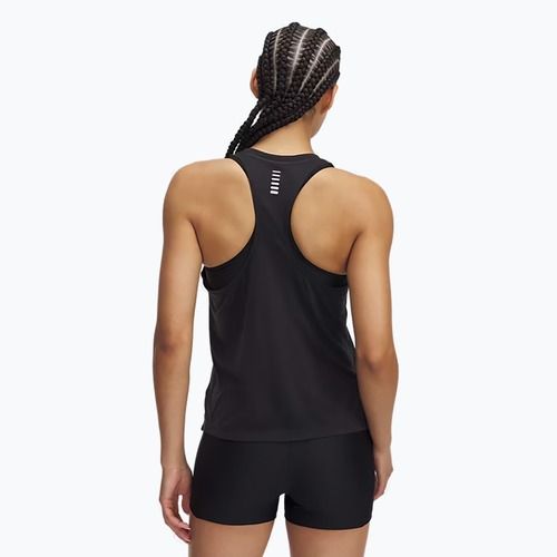 Koszulka do biegania damska Under Armour Launch Camo Singlet black/reflective