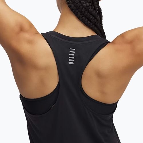 Koszulka do biegania damska Under Armour Launch Camo Singlet black/reflective