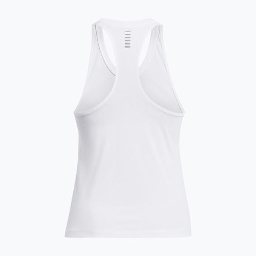 Koszulka do biegania damska Under Armour Launch Singlet white/reflective