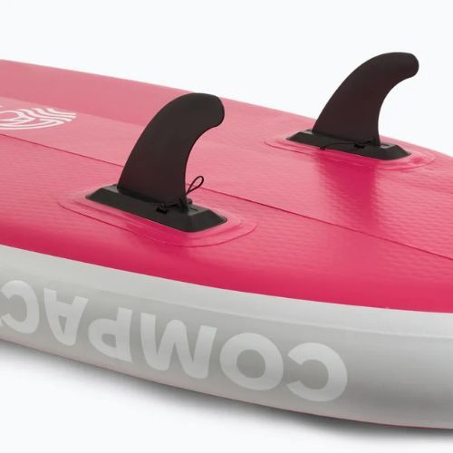 Zestaw deska SUP pompowana AQUASTIC Compact 9'6" różowy