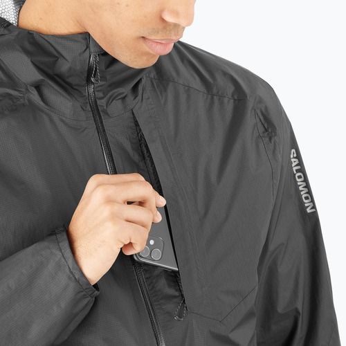 Kurtka do biegania męska Salomon Bonatti Waterproof deep black