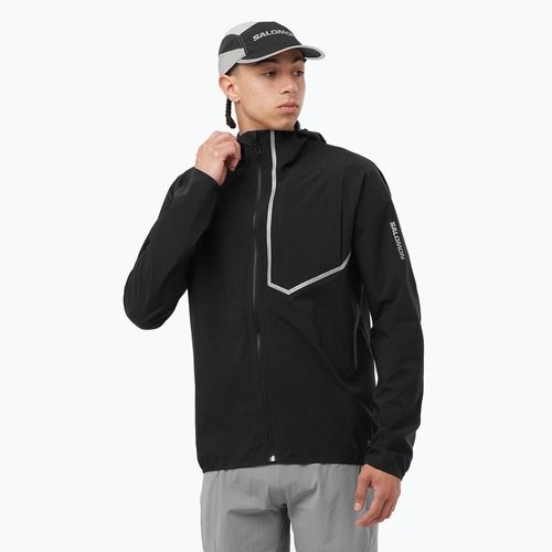 Kurtka do biegania męska Salomon Bonatti Trail deep black
