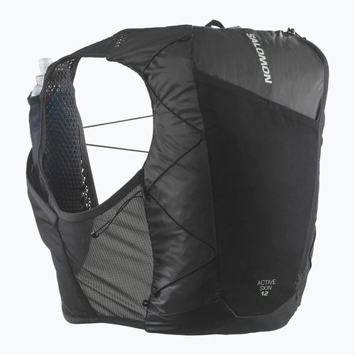Kamizelka do biegania Salomon Active Skin 12 Set black/metal