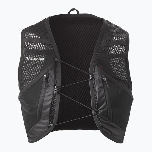 Kamizelka do biegania Salomon Active Skin 12 No Flasks black/metal