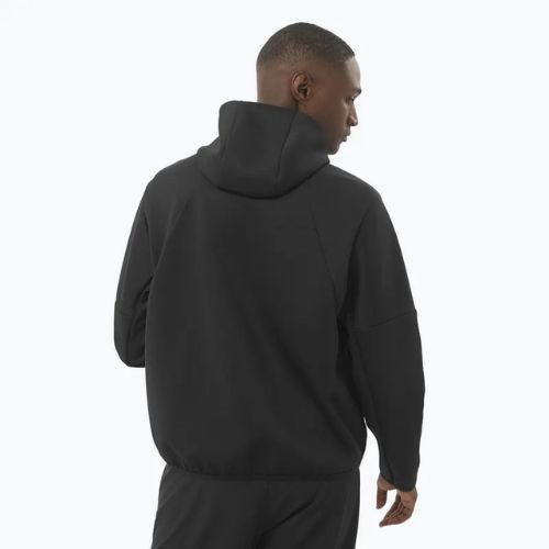 Bluza męska Salomon SHAKEout Half Zip Hooded deep black