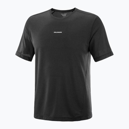 Koszulka do biegania męska Salomon SHAKEout Core deep black