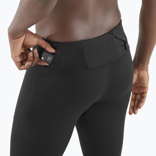 Legginsy do biegania męskie Salomon SHAKEout Core deep black
