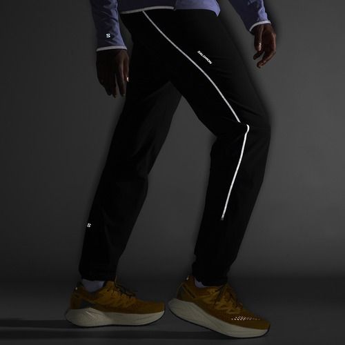 Spodnie do biegania męskie Salomon Sense Aero Stow deep black