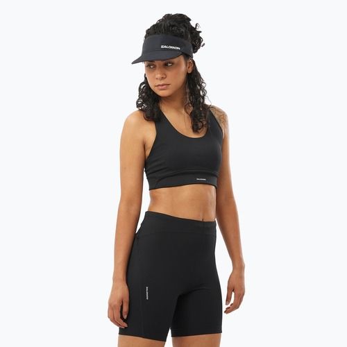 Biustonosz treningowy Salomon SHAKEout Core deep black