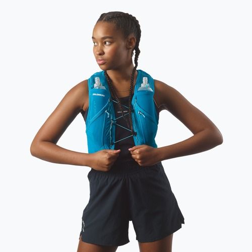 Kamizelka do biegania Salomon Active Skin 12 Set blue danube/blue curacao
