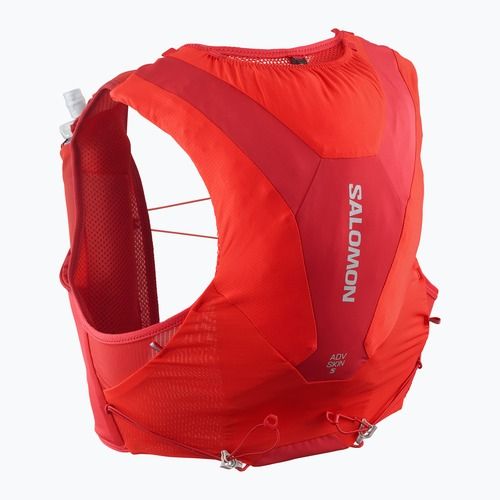 Kamizelka do biegania Salomon ADV SKIN 5 Set flame scarlet/haute red
