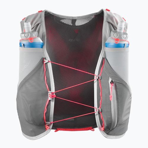 Kamizelka do biegania Salomon ADV SKIN 5 Set castelrock/alloy/neon flame