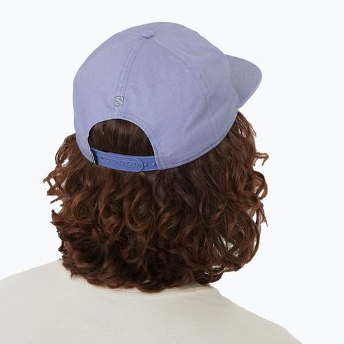 Czapka z daszkiem Salomon Flat blue granite