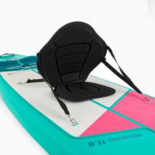 Zestaw deska SUP pompowana AQUASTIC Touring 11'6" zielony