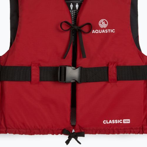Kamizelka asekuracyjna AQUASTIC Classic 50N czerwony