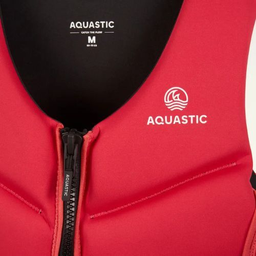 Kamizelka asekuracyjna AQUASTIC Omni 50N neoprenowa różowy