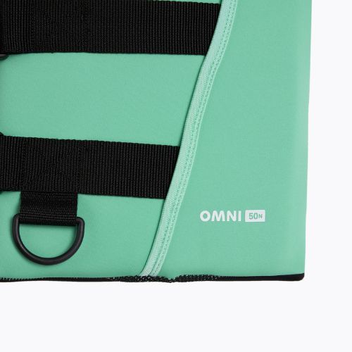 Kamizelka asekuracyjna AQUASTIC Omni 50N neoprenowa turkusowy