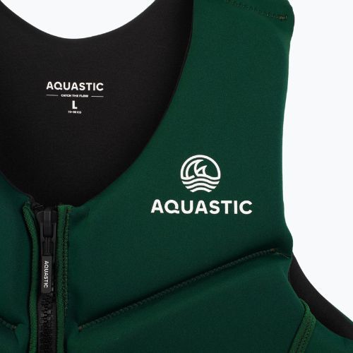Kamizelka asekuracyjna AQUASTIC Omni 50N neoprenowa zielony