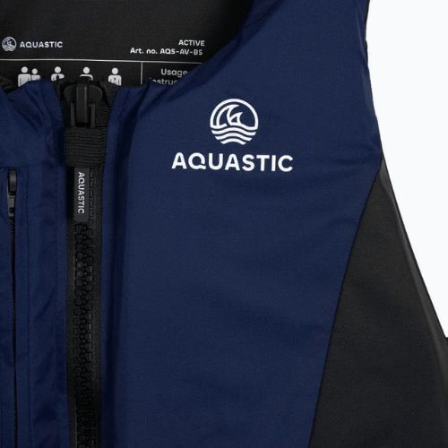 Kamizelka asekuracyjna AQUASTIC Active 50N granatowy