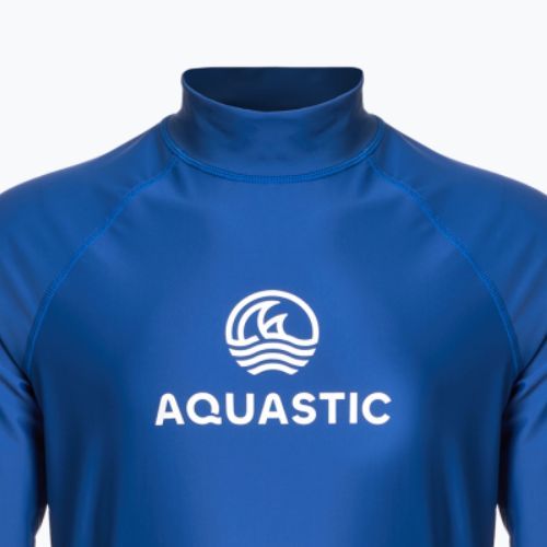 Longsleeve do pływania AQUASTIC UV 50+ UPF Rimos granatowy