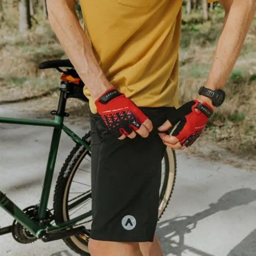 Spodenki rowerowe męskie ATTABO Ryst 2w1 czarny