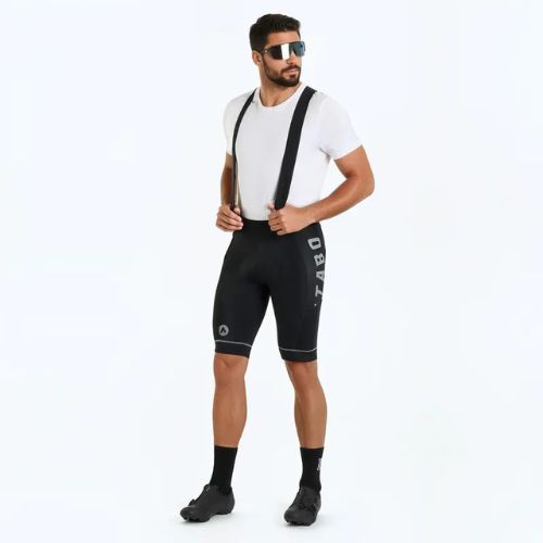 Spodenki rowerowe męskie ATTABO Kirun Pro Bib Shorts Cargo czarny