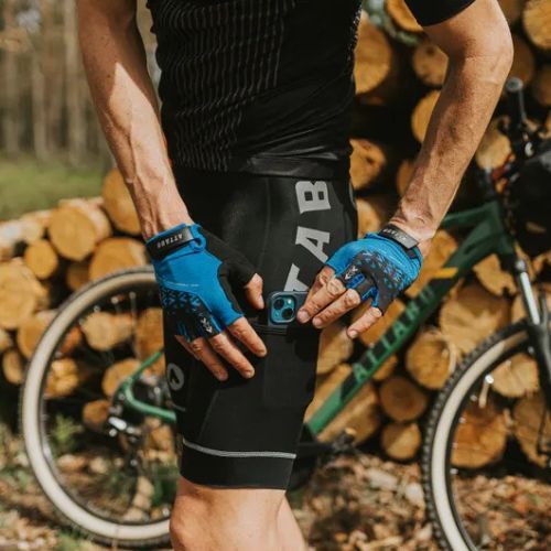 Spodenki rowerowe męskie ATTABO Kirun Pro Bib Shorts Cargo czarny
