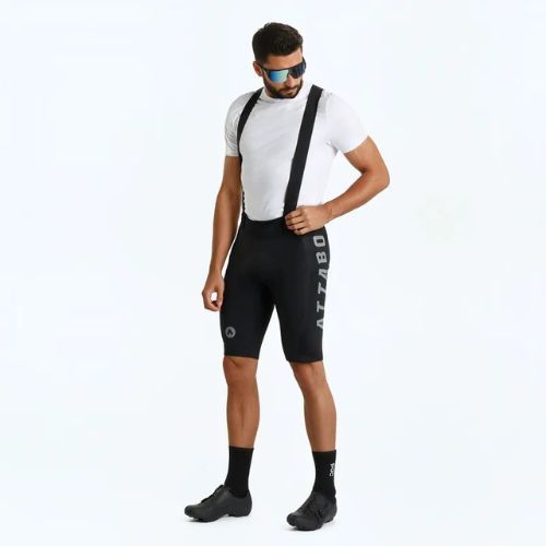 Spodenki rowerowe męskie ATTABO Kirun Bib Shorts czarny