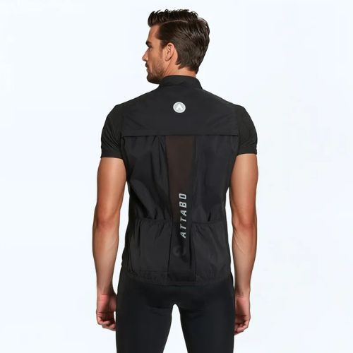 Kamizelka rowerowa ATTABO Cahayo Vest Windproof czarny