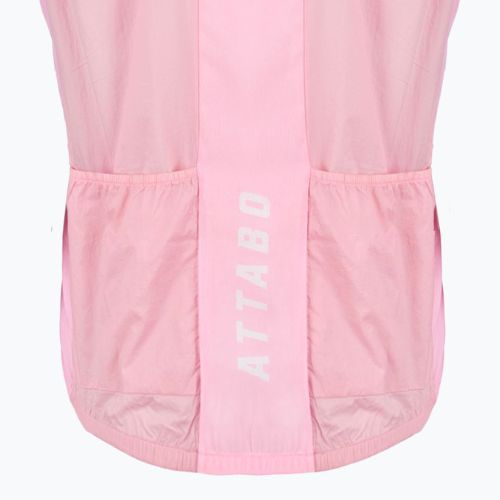 Kamizelka rowerowa damska ATTABO Cahayo Vest Windproof różowy