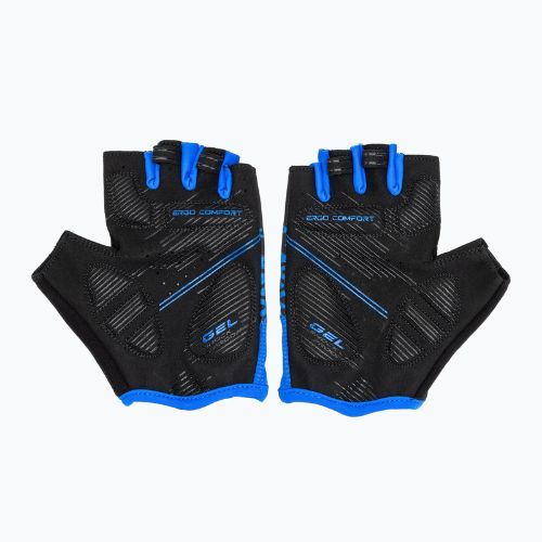 Rękawiczki rowerowe ATTABO Vito gel shock proof niebieski/czarny