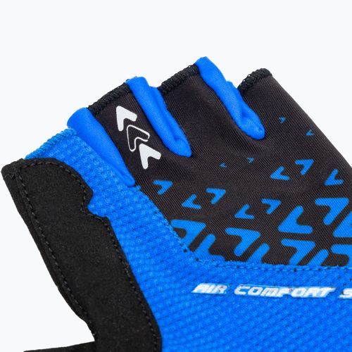 Rękawiczki rowerowe ATTABO Vito gel shock proof niebieski/czarny