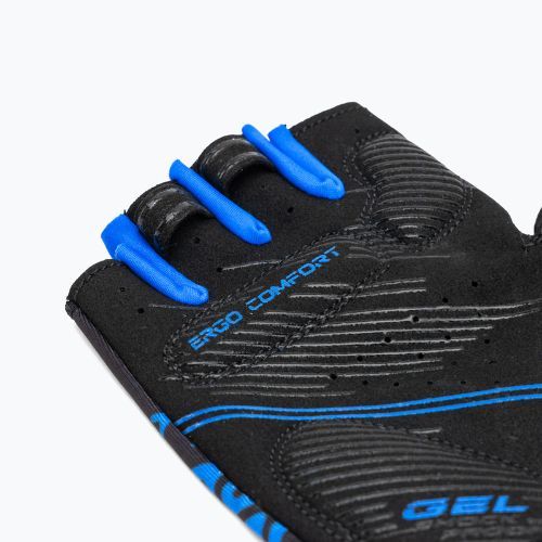 Rękawiczki rowerowe ATTABO Vito gel shock proof niebieski/czarny
