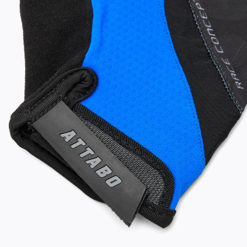 Rękawiczki rowerowe ATTABO Kinu Pro shock absorbing system niebieski/czarny