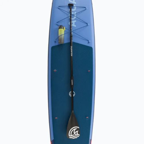 Zestaw deska SUP pompowana AQUASTIC Touring Pro 14'0" ciemny niebieski