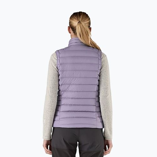 Bezrękawnik damski Patagonia Down Sweater concrete purple