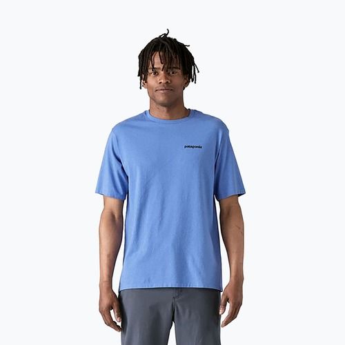 Koszulka męska Patagonia P-6 Logo Responsibili-Tee abundant blue