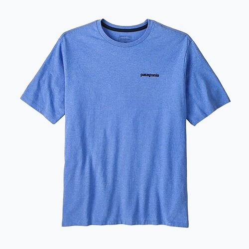Koszulka męska Patagonia P-6 Logo Responsibili-Tee abundant blue